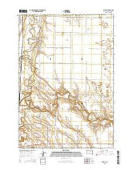 Ashton South Dakota Current topographic map, 1:24000 scale, 7.5 X 7.5 Minute, Year 2015
