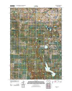 Astoria South Dakota Historical topographic map, 1:24000 scale, 7.5 X 7.5 Minute, Year 2012