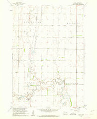 Athol South Dakota Historical topographic map, 1:24000 scale, 7.5 X 7.5 Minute, Year 1960