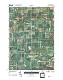 Aurora South Dakota Historical topographic map, 1:24000 scale, 7.5 X 7.5 Minute, Year 2012