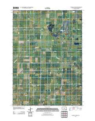 Aurora Center South Dakota Historical topographic map, 1:24000 scale, 7.5 X 7.5 Minute, Year 2012