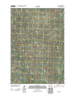 Avance South Dakota Historical topographic map, 1:24000 scale, 7.5 X 7.5 Minute, Year 2012