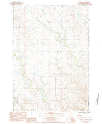 Avance SE South Dakota Historical topographic map, 1:24000 scale, 7.5 X 7.5 Minute, Year 1983