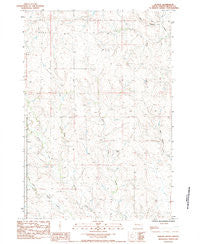 Avance South Dakota Historical topographic map, 1:24000 scale, 7.5 X 7.5 Minute, Year 1983