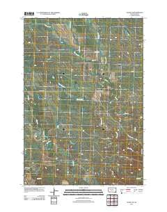 Avance SE South Dakota Historical topographic map, 1:24000 scale, 7.5 X 7.5 Minute, Year 2012