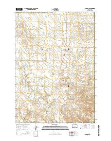 Avance SE South Dakota Current topographic map, 1:24000 scale, 7.5 X 7.5 Minute, Year 2015