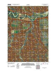 Badnation NW South Dakota Historical topographic map, 1:24000 scale, 7.5 X 7.5 Minute, Year 2012