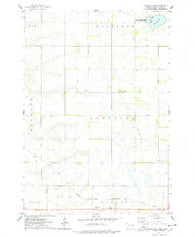 Baileys Lake South Dakota Historical topographic map, 1:24000 scale, 7.5 X 7.5 Minute, Year 1973