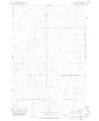 Bams Butte NW South Dakota Historical topographic map, 1:24000 scale, 7.5 X 7.5 Minute, Year 1978