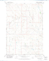Bams Butte SE South Dakota Historical topographic map, 1:24000 scale, 7.5 X 7.5 Minute, Year 1978