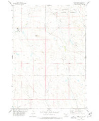 Bams Butte South Dakota Historical topographic map, 1:24000 scale, 7.5 X 7.5 Minute, Year 1978