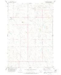 Bams Butte South Dakota Historical topographic map, 1:24000 scale, 7.5 X 7.5 Minute, Year 1978
