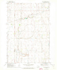 Bancroft West South Dakota Historical topographic map, 1:24000 scale, 7.5 X 7.5 Minute, Year 1971
