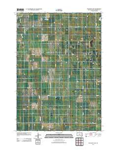 Bancroft East South Dakota Historical topographic map, 1:24000 scale, 7.5 X 7.5 Minute, Year 2012
