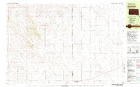 Batesland South Dakota Historical topographic map, 1:25000 scale, 7.5 X 15 Minute, Year 1981