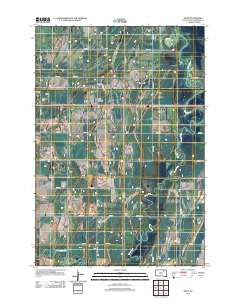 Bath South Dakota Historical topographic map, 1:24000 scale, 7.5 X 7.5 Minute, Year 2012