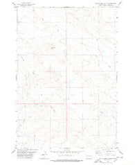 Battle Creek Butte South Dakota Historical topographic map, 1:24000 scale, 7.5 X 7.5 Minute, Year 1978