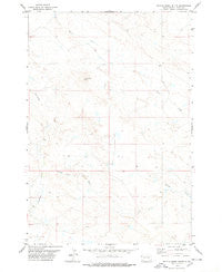 Battle Creek Butte South Dakota Historical topographic map, 1:24000 scale, 7.5 X 7.5 Minute, Year 1978
