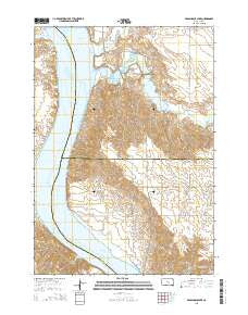 Bedashosha Lake South Dakota Current topographic map, 1:24000 scale, 7.5 X 7.5 Minute, Year 2015