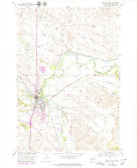 Belle Fourche South Dakota Historical topographic map, 1:24000 scale, 7.5 X 7.5 Minute, Year 1954