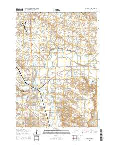Belle Fourche South Dakota Current topographic map, 1:24000 scale, 7.5 X 7.5 Minute, Year 2015