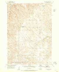 Belvidere NE South Dakota Historical topographic map, 1:24000 scale, 7.5 X 7.5 Minute, Year 1953