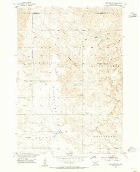 Belvidere NW South Dakota Historical topographic map, 1:24000 scale, 7.5 X 7.5 Minute, Year 1954