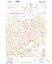 Belvidere SW South Dakota Historical topographic map, 1:24000 scale, 7.5 X 7.5 Minute, Year 1951