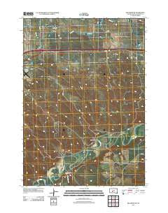 Belvidere SW South Dakota Historical topographic map, 1:24000 scale, 7.5 X 7.5 Minute, Year 2012