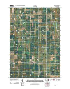 Bemis South Dakota Historical topographic map, 1:24000 scale, 7.5 X 7.5 Minute, Year 2012