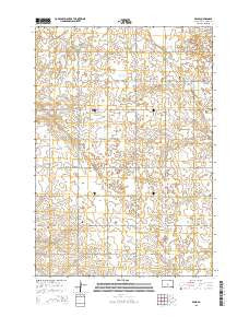 Bemis South Dakota Current topographic map, 1:24000 scale, 7.5 X 7.5 Minute, Year 2015