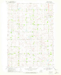 Bemis South Dakota Historical topographic map, 1:24000 scale, 7.5 X 7.5 Minute, Year 1970