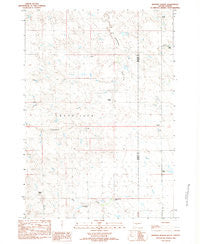 Bentley Ranch South Dakota Historical topographic map, 1:24000 scale, 7.5 X 7.5 Minute, Year 1983