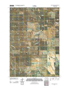 Bentley Ranch South Dakota Historical topographic map, 1:24000 scale, 7.5 X 7.5 Minute, Year 2012