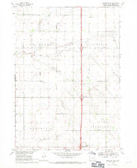 Beresford NE South Dakota Historical topographic map, 1:24000 scale, 7.5 X 7.5 Minute, Year 1968