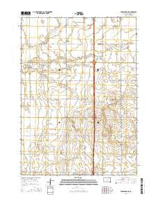 Beresford NE South Dakota Current topographic map, 1:24000 scale, 7.5 X 7.5 Minute, Year 2015