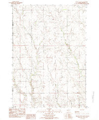 Bessie Butte South Dakota Historical topographic map, 1:24000 scale, 7.5 X 7.5 Minute, Year 1982