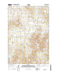 Big Draw South Dakota Current topographic map, 1:24000 scale, 7.5 X 7.5 Minute, Year 2015