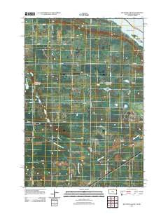 Big Stone Lake SE South Dakota Historical topographic map, 1:24000 scale, 7.5 X 7.5 Minute, Year 2012