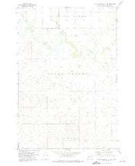 Black Horse Butte NW South Dakota Historical topographic map, 1:24000 scale, 7.5 X 7.5 Minute, Year 1972