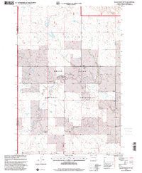 Black Horse Butte South Dakota Historical topographic map, 1:24000 scale, 7.5 X 7.5 Minute, Year 1998
