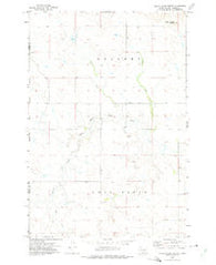 Black Horse Butte South Dakota Historical topographic map, 1:24000 scale, 7.5 X 7.5 Minute, Year 1972
