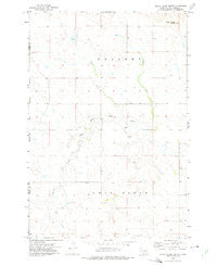 Black Horse Butte South Dakota Historical topographic map, 1:24000 scale, 7.5 X 7.5 Minute, Year 1972