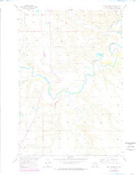 Black Horse NE South Dakota Historical topographic map, 1:24000 scale, 7.5 X 7.5 Minute, Year 1956