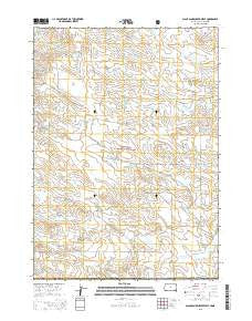 Black Banks Creek West South Dakota Current topographic map, 1:24000 scale, 7.5 X 7.5 Minute, Year 2015