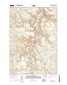 Black Horse SE South Dakota Current topographic map, 1:24000 scale, 7.5 X 7.5 Minute, Year 2015
