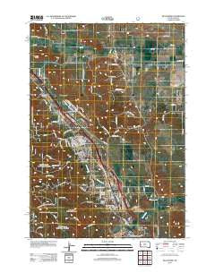 Blackhawk South Dakota Historical topographic map, 1:24000 scale, 7.5 X 7.5 Minute, Year 2012