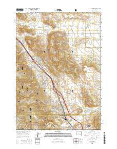 Blackhawk South Dakota Current topographic map, 1:24000 scale, 7.5 X 7.5 Minute, Year 2015