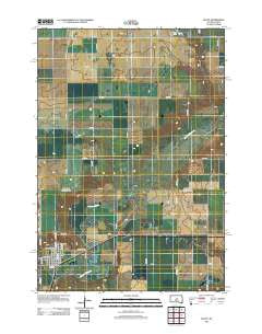Blunt South Dakota Historical topographic map, 1:24000 scale, 7.5 X 7.5 Minute, Year 2012