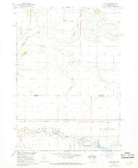 Blunt SE South Dakota Historical topographic map, 1:24000 scale, 7.5 X 7.5 Minute, Year 1967